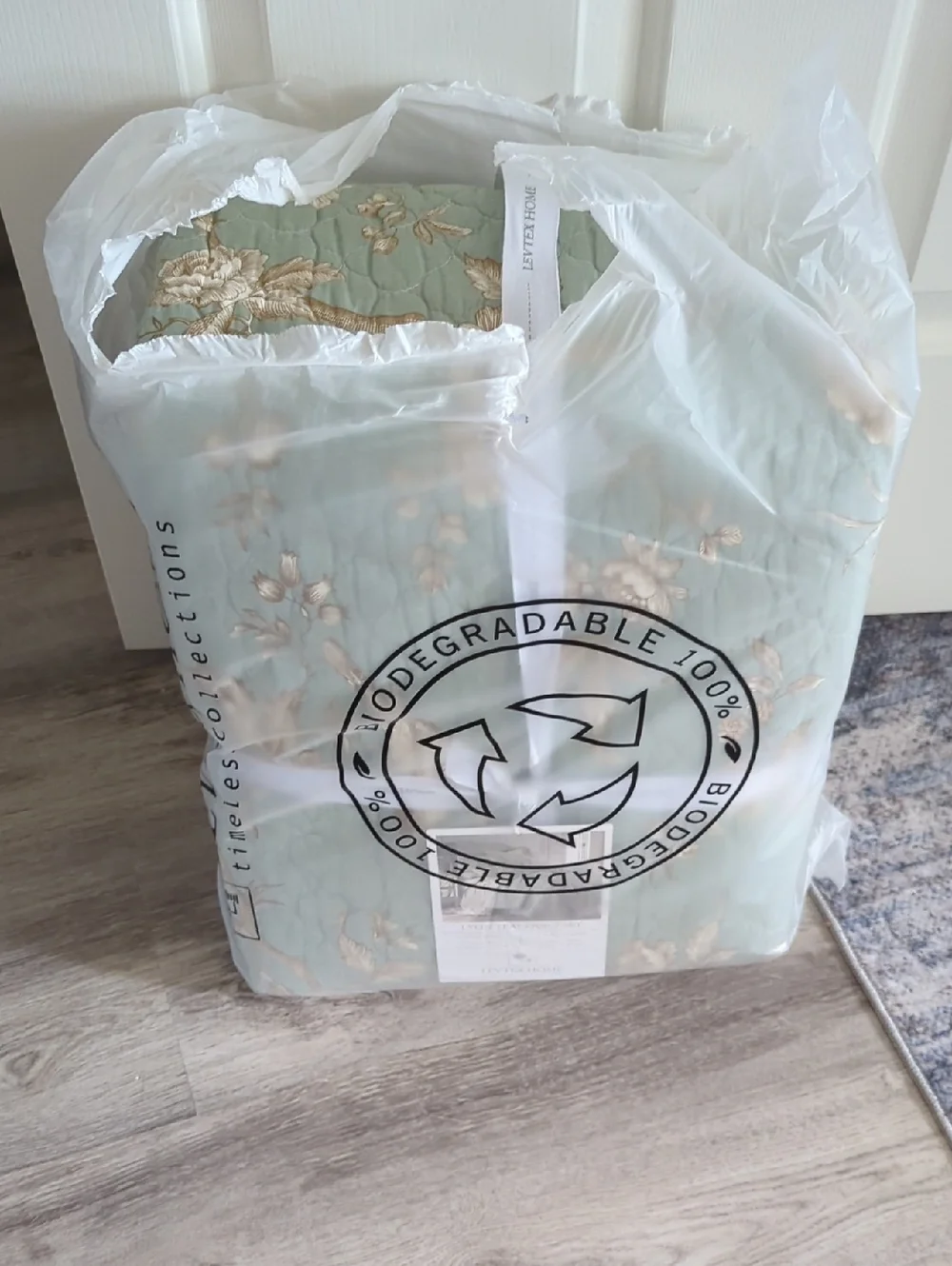 Levtex Home - Lyon Teal Quilt Set - King/Cal King Quilt + Two King Pillow Shams